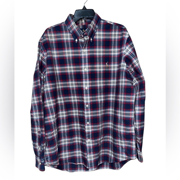 Polo Ralph Lauren Classic Fit Plaid Oxford Button Down Shirt Size XL - Picture 4 of 12